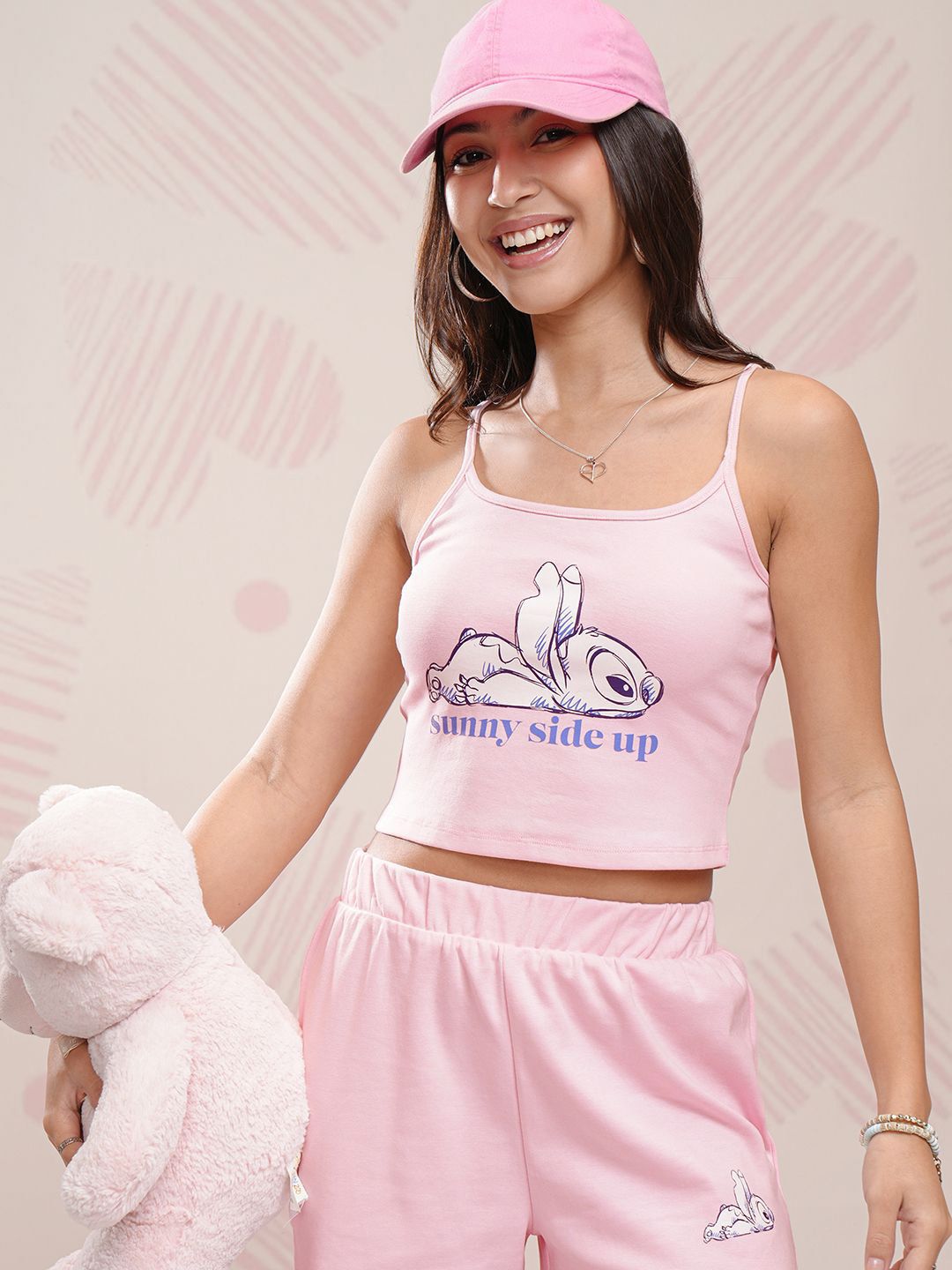 Tokyo Talkies Printed Sleeveless Top With Shorts