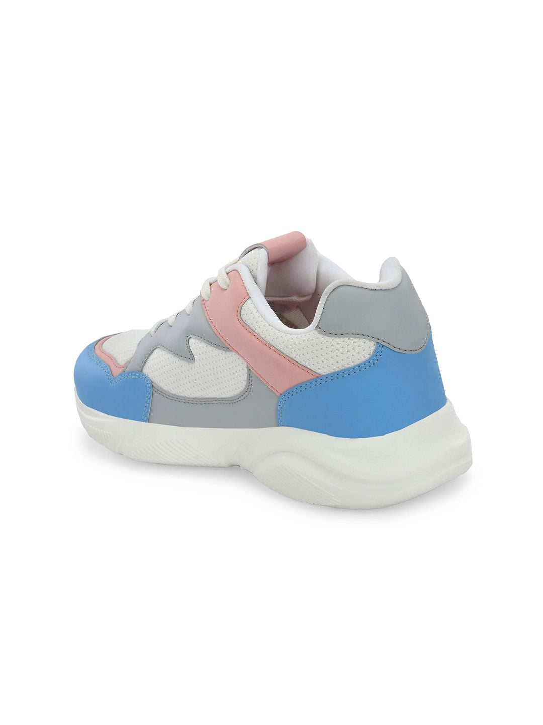 HRX by Hrithik Roshan Women White & Blue Mesh Running Sports Shoes