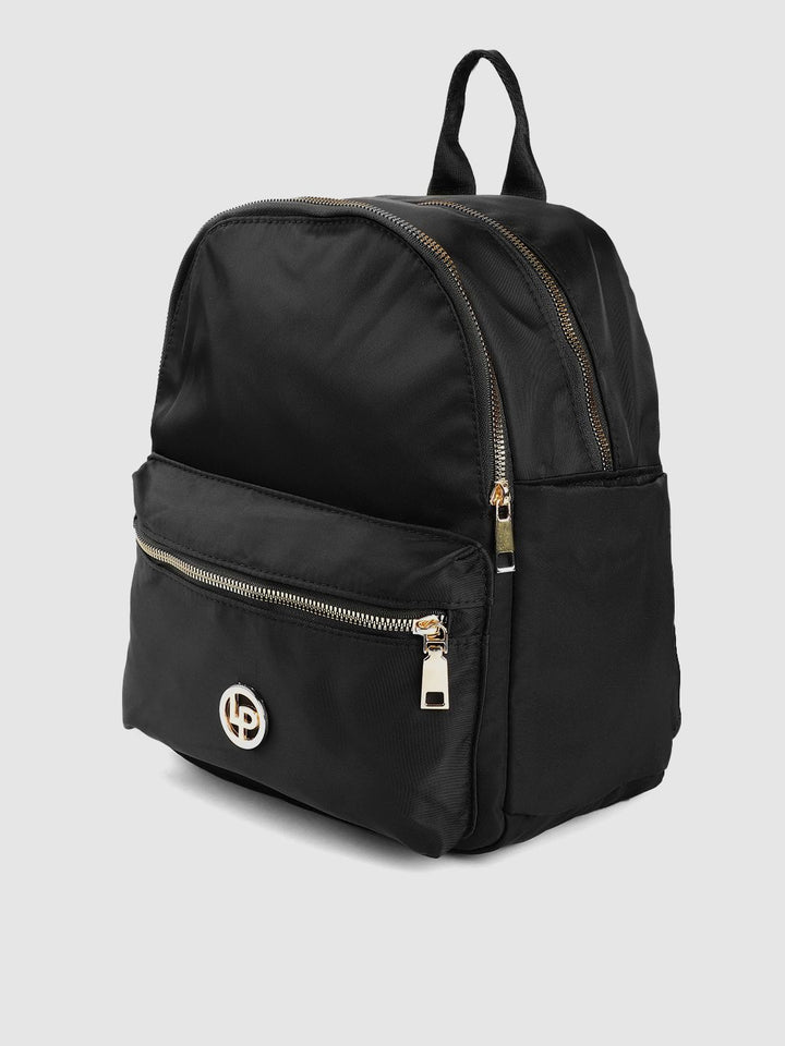 Lino Perros Women Black Backpack with 11 Inch Tablet Sleeve