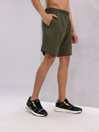 HRX by Hrithik Roshan Men Brand Logo Print Detail Mid-Rise Training Shorts