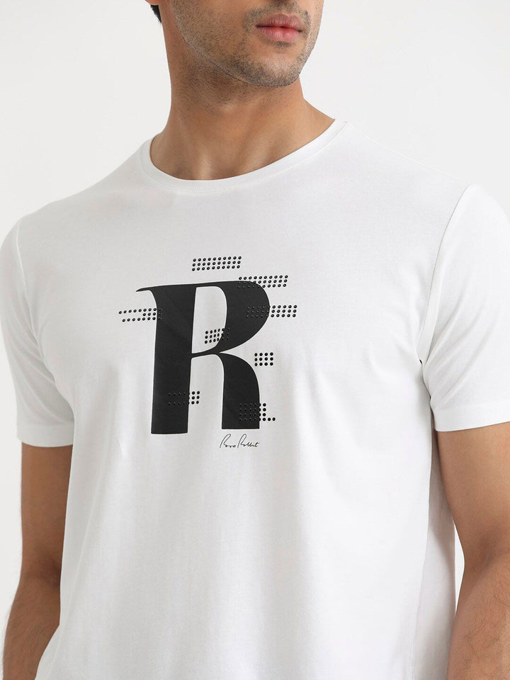 RARE RABBIT Men Rings-4 Slim Fit Solid Polo Collar T-Shirt