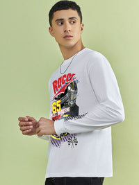 Bewakoof Graphic Printed Round Neck Pure Cotton T-shirt