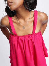 DressBerry Bubbly Bliss Layered Smocking Hot Playsuit