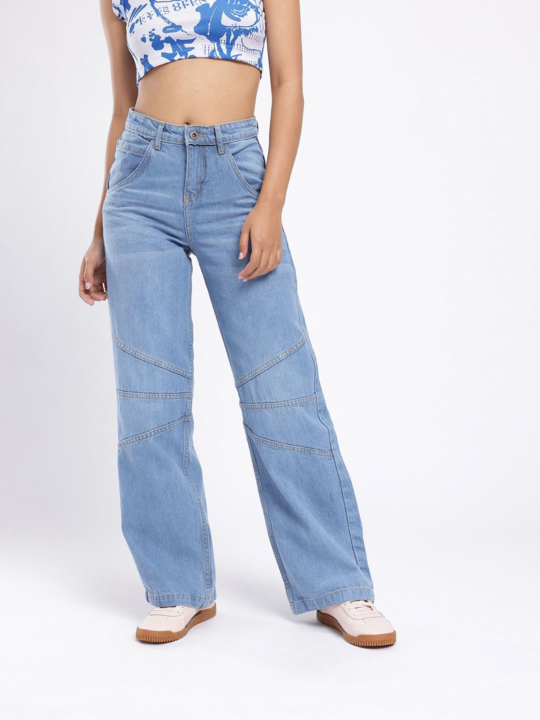 DressBerry Women Urban Savvy Bootcut Fit Light Fade Jeans