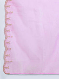 Indo Era Ethnic Motifs Embroidered Thread Work Liva Kurta with Trousers & With Dupatta