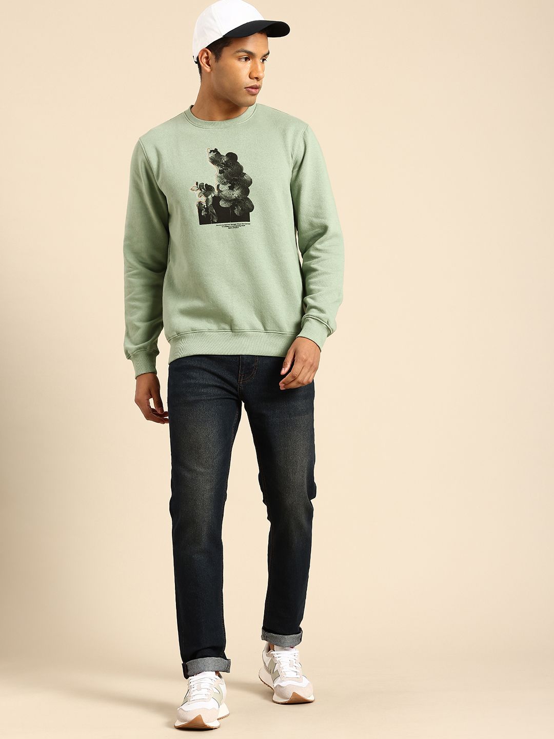 Being Human Graphic Printed Sweatshirt