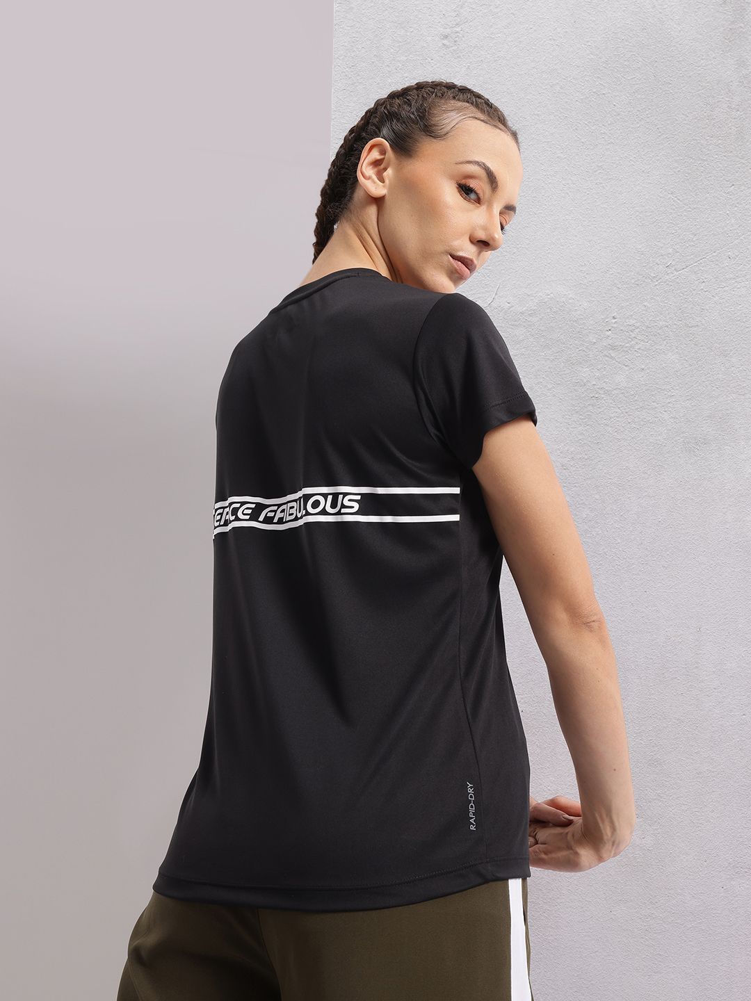 HRX by Hrithik Roshan Printed Rapid-Dry Training T-shirt