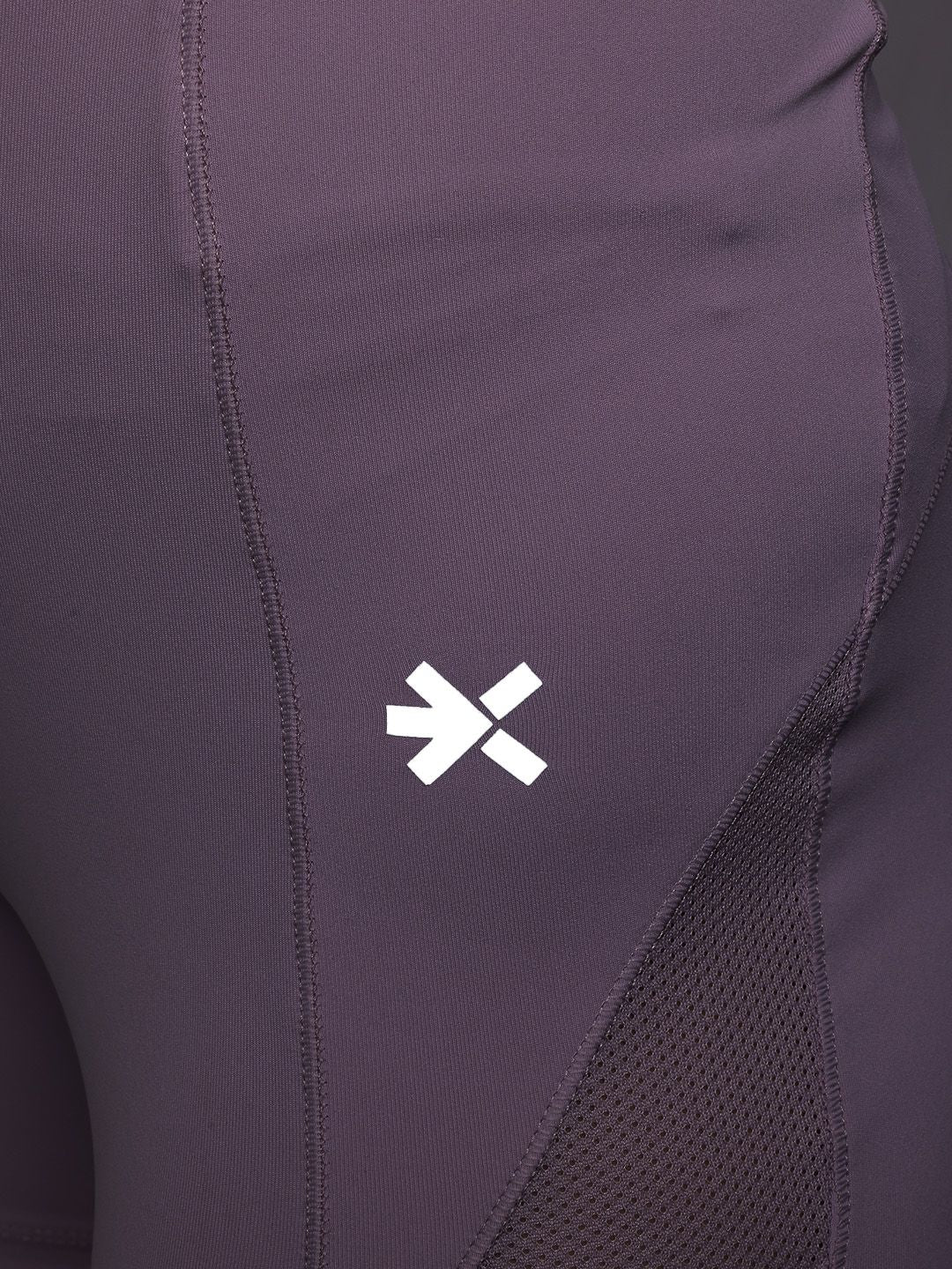 HRX by Hrithik Roshan Women Mid-Rise Above Knee Running Tights with Reflective Elements