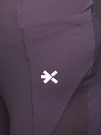 HRX by Hrithik Roshan Women Mid-Rise Above Knee Running Tights with Reflective Elements