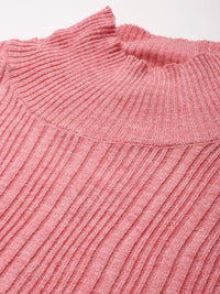 DressBerry Women Ribbed Acrylic Pullover
