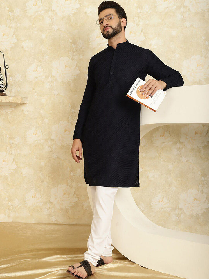 SOJANYA Embroidered Pure Cotton Kurta with Pyjama Set