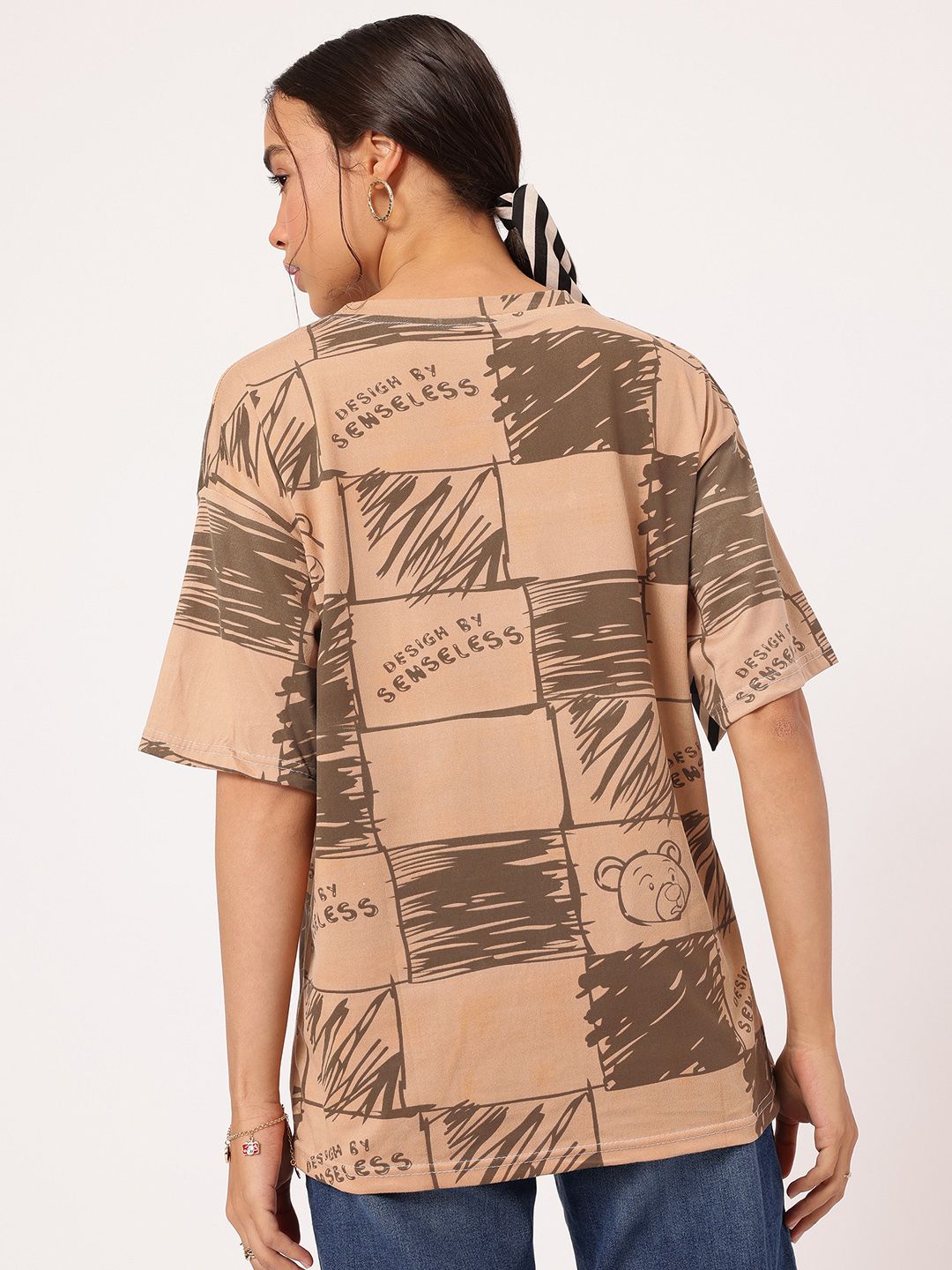 DressBerry Elevated Basics Printed T-shirt