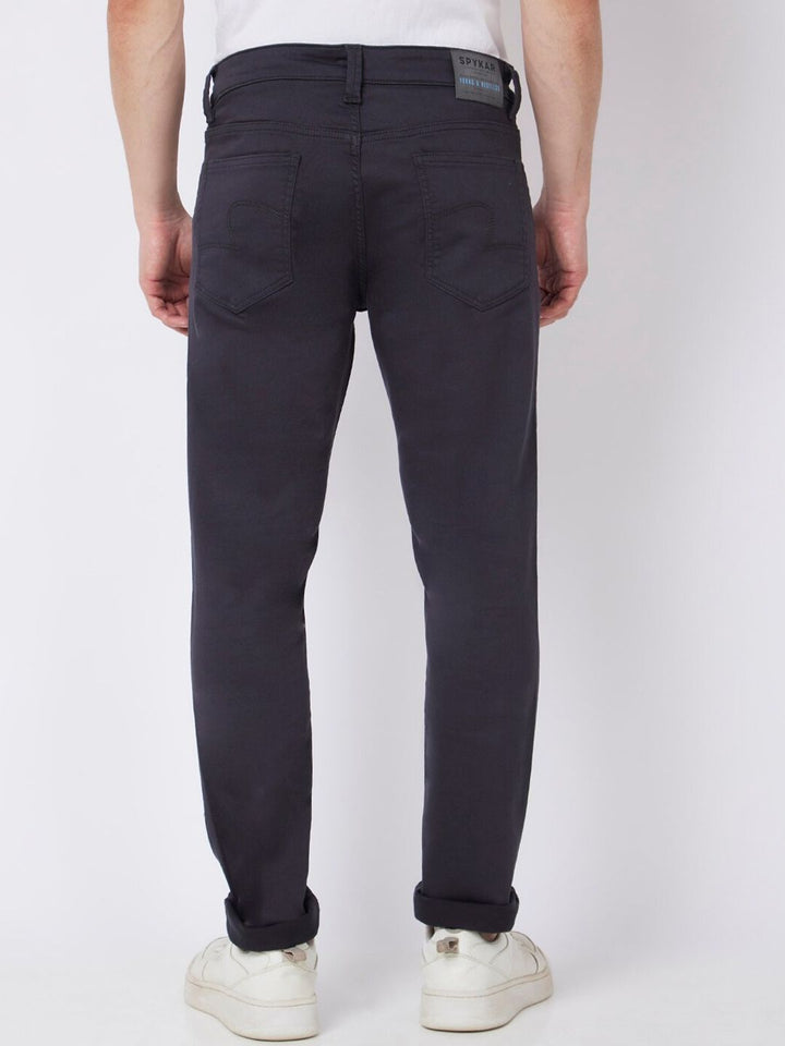 SPYKAR Men Clean Look Slim Fit Narrow Low-Rise Stretchable Jeans