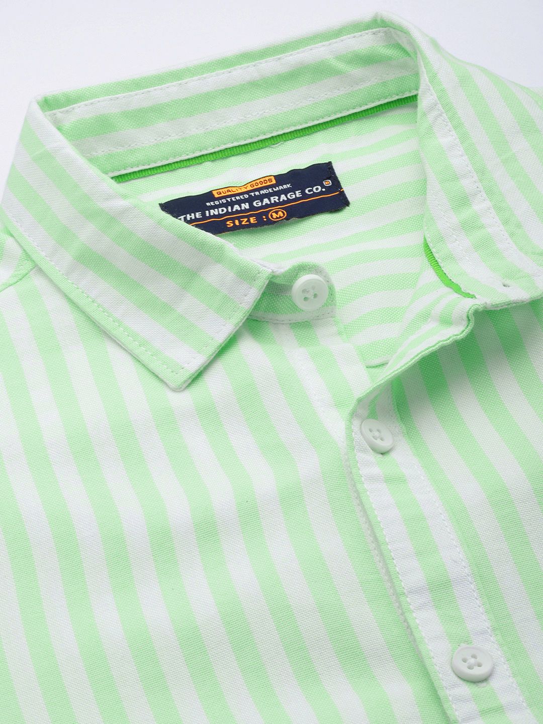 The Indian Garage Co Men Pinstripes Striped Casual Shirt