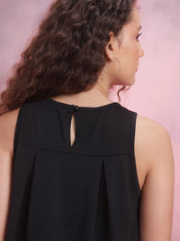 DressBerry Pleated A-Line Dress