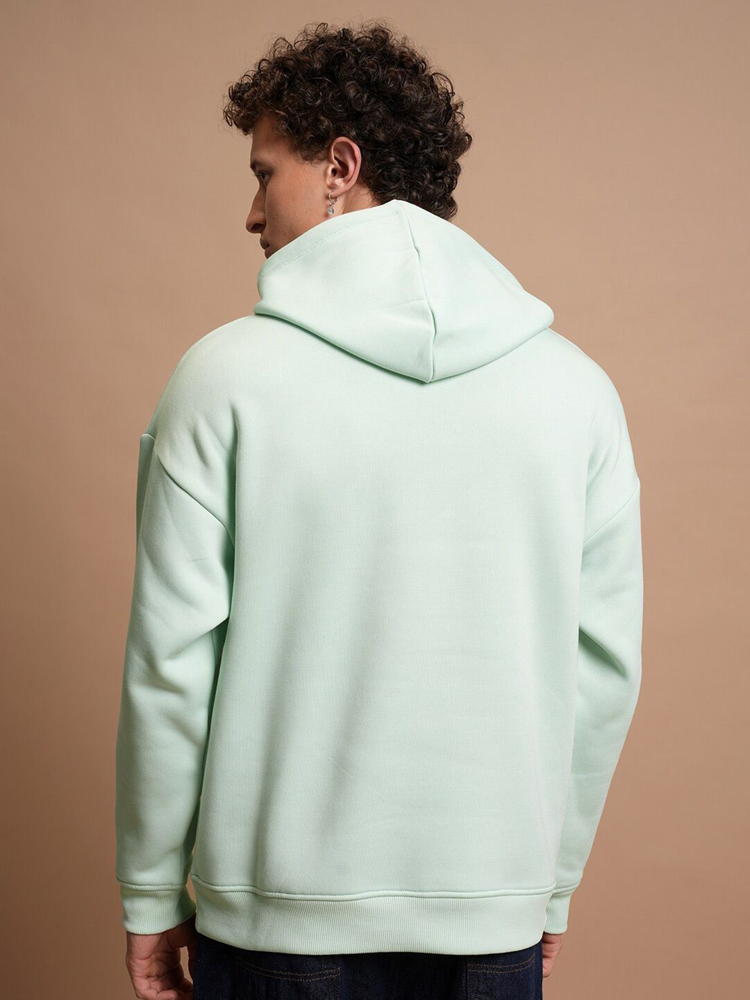 HIGHLANDER Oversized Drop Shoulder Hooded Pullover Sweatshirt