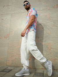 Campus Sutra Men Relaxed Loose Fit Easy Wash Joggers Trousers