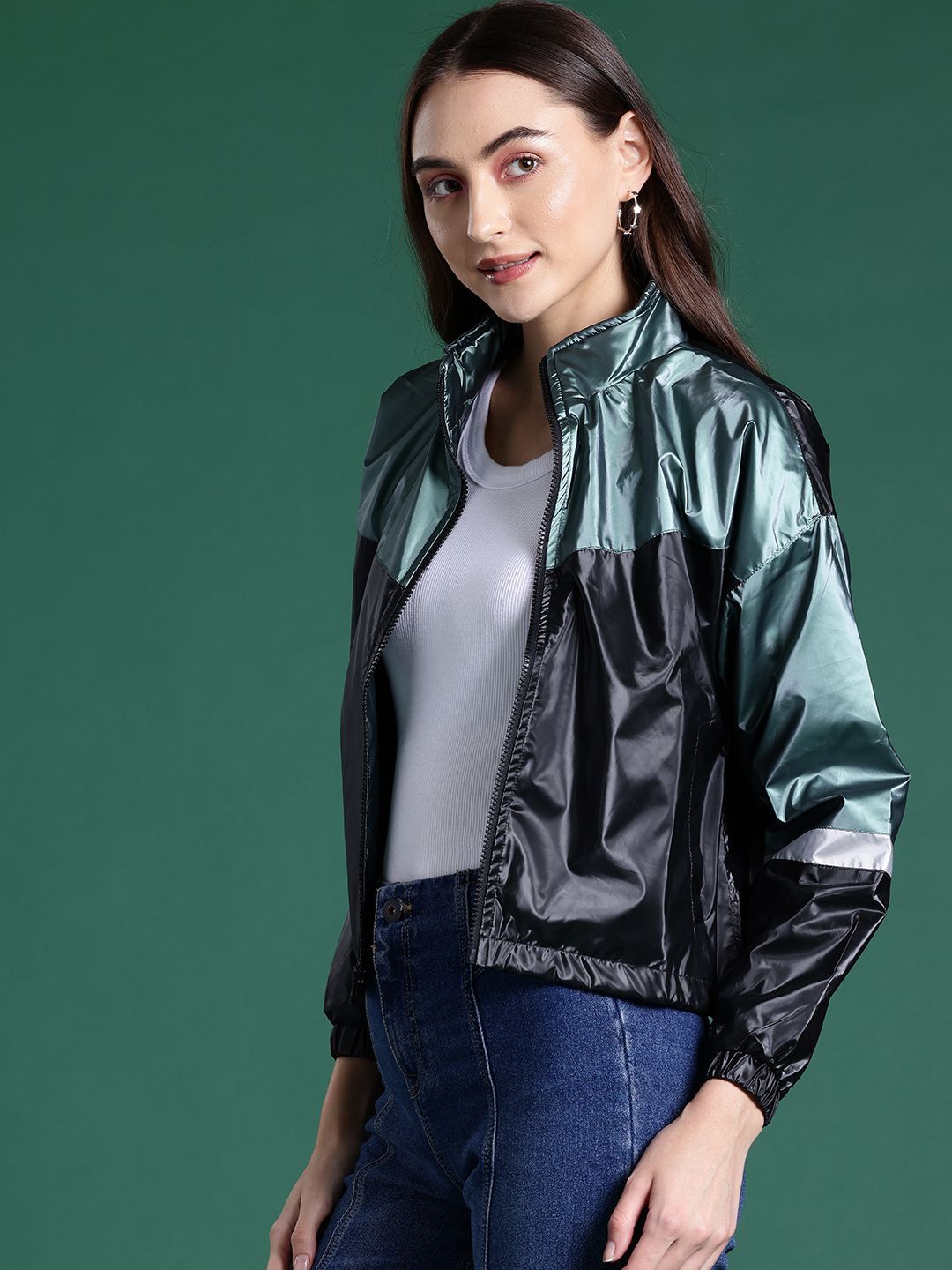 DressBerry Colourblocked Tailored Jacket