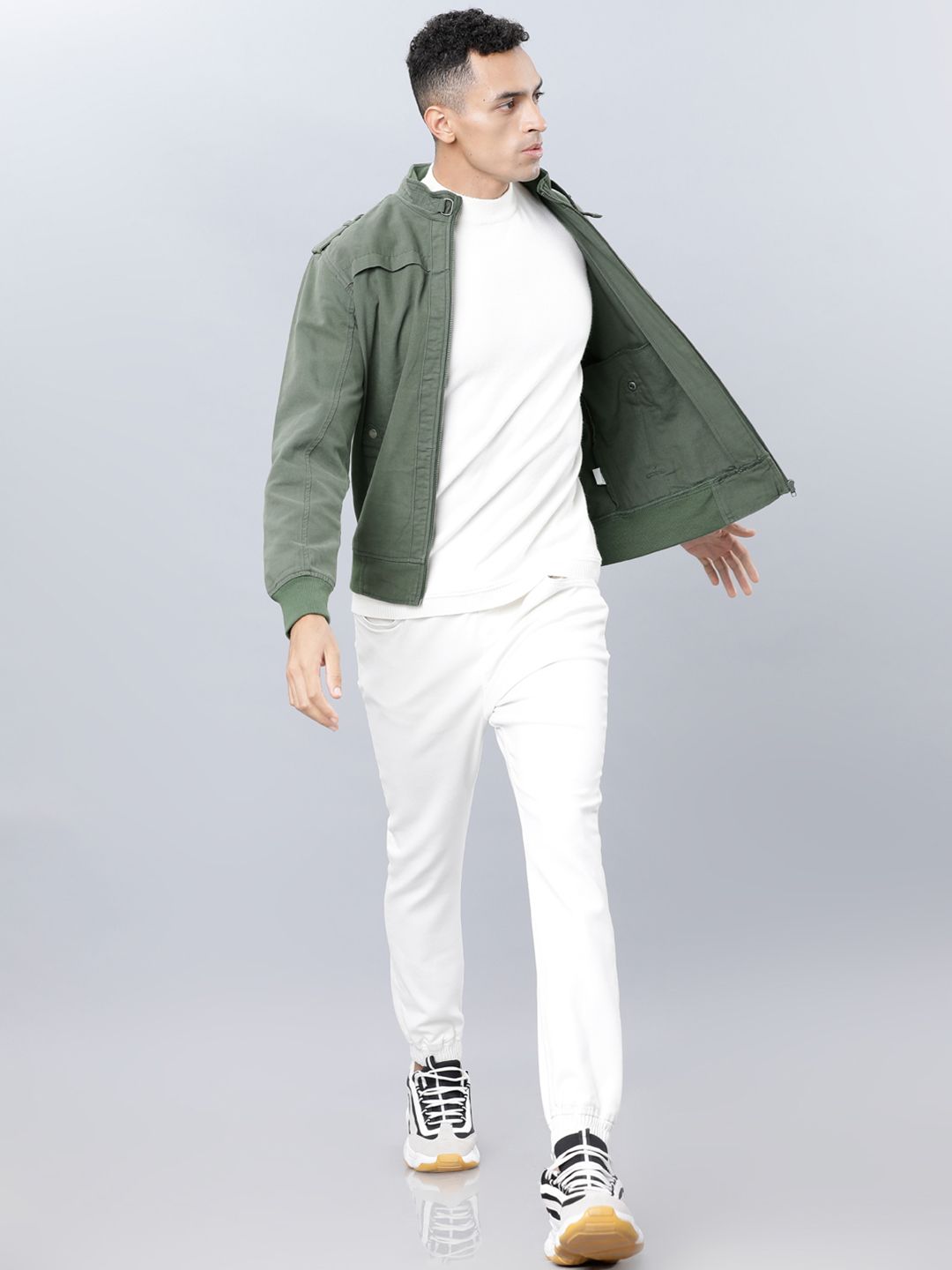 HIGHLANDER Men Green Tailored Jacket