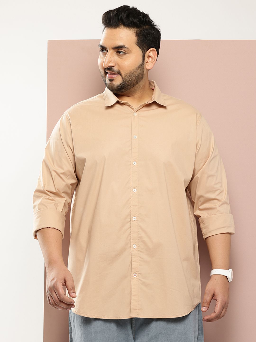 Thomas Scott Men Plus Size Premium Casual Shirt