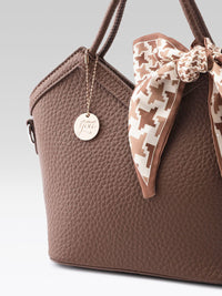 all about you Structured Handheld Bag with Bow Detail