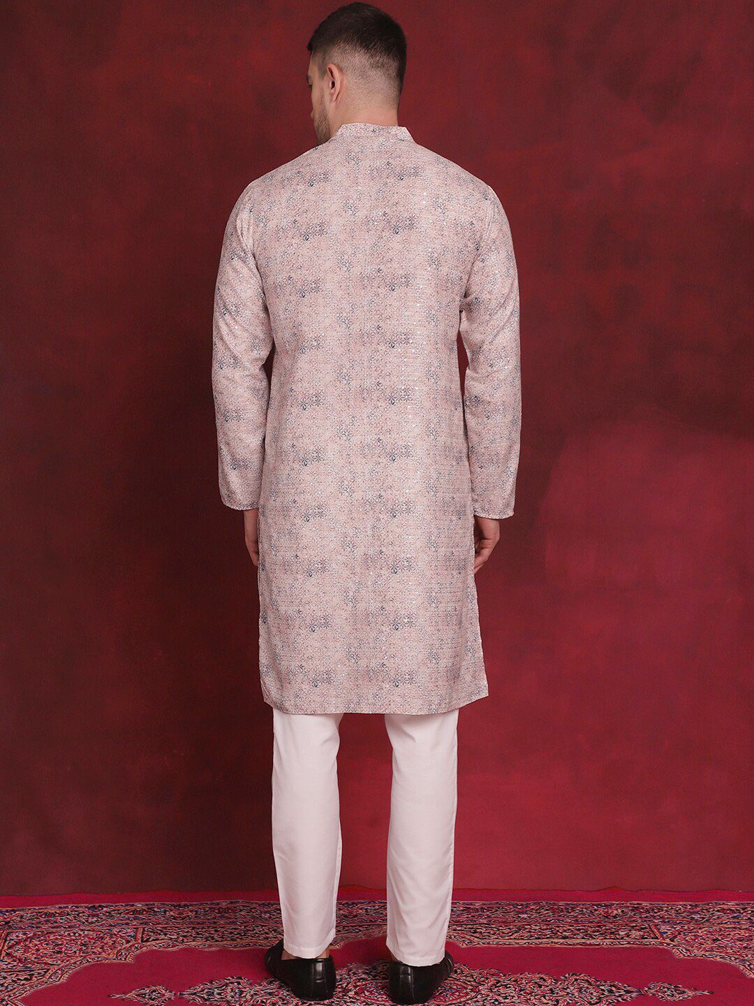 Anouk Floral Printed Regular Kurta With Pyjamas