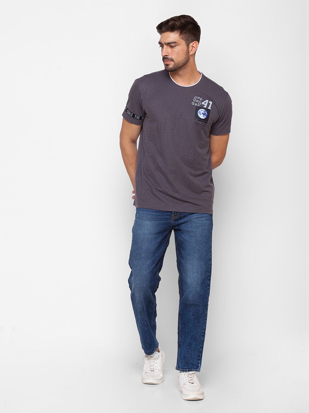 SPYKAR Men Relaxed Fit Light Fade Stretchable Jeans