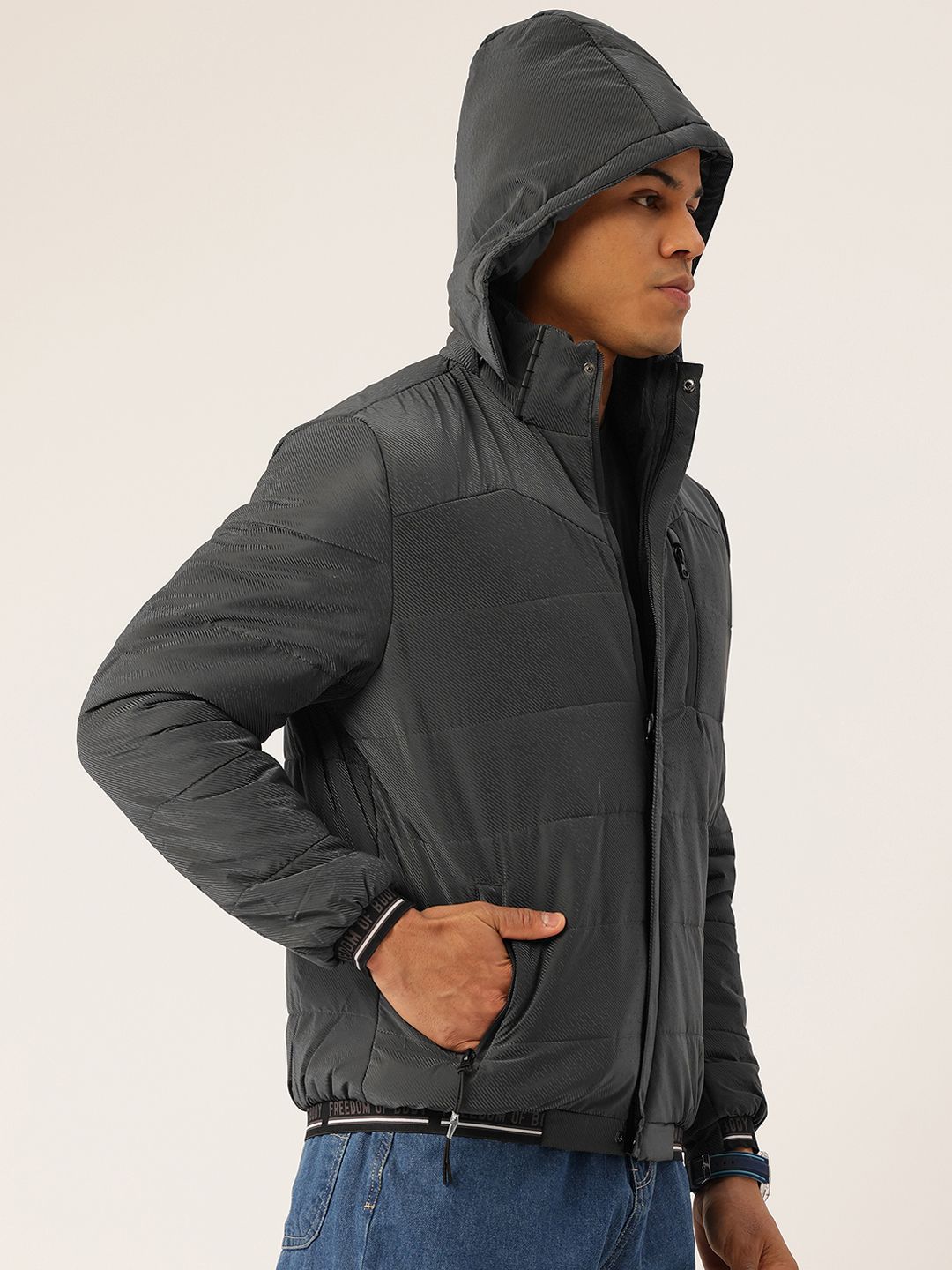 Monte Carlo Bomber Jacket with Detachable Hood