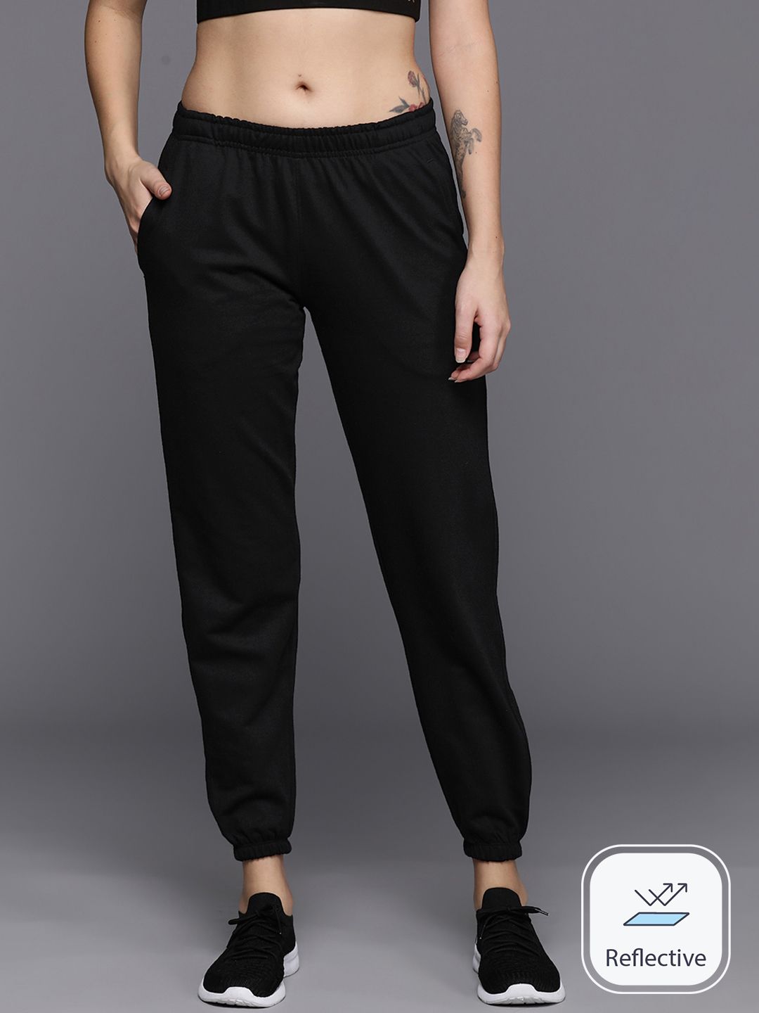 HRX by Hrithik Roshan Mid-Rise Regular Fit Training  Joggers