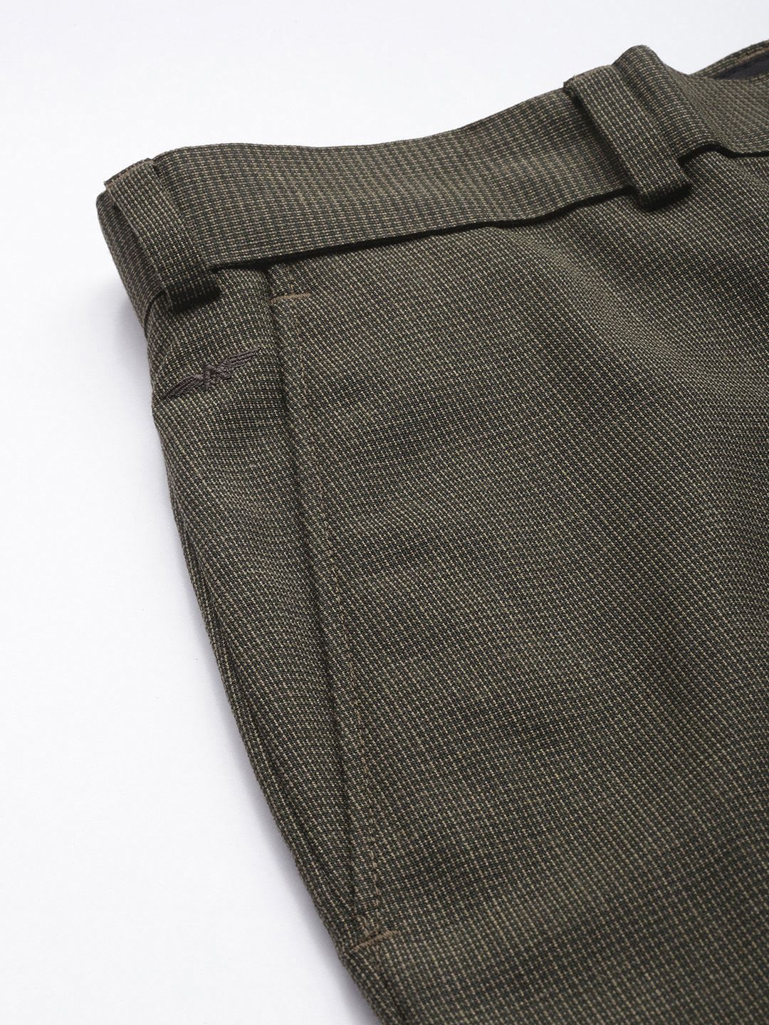 Park Avenue Men Textured Formal Trousers
