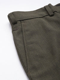 Park Avenue Men Textured Formal Trousers