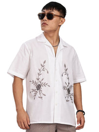 Baju Kasual Bercetak Bunga Eszett Lelaki