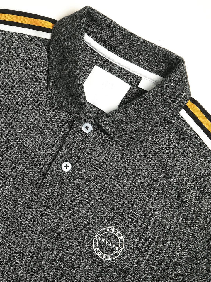 THE BEAR HOUSE Slim Fit Polo Collar T-shirt