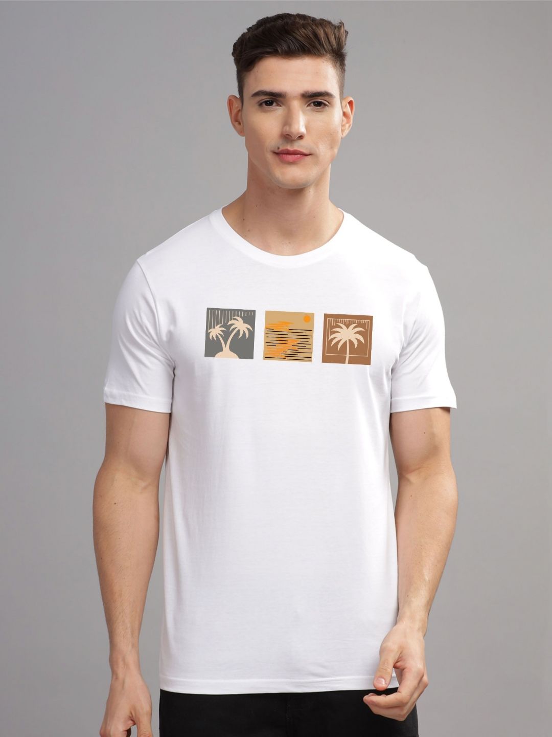 ADRO Men Printed T-shirt