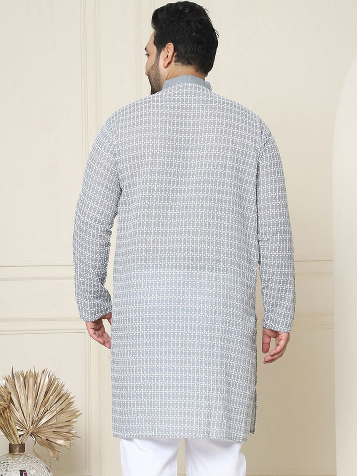 SOJANYA PLUS Embroidered Cotton Kurta