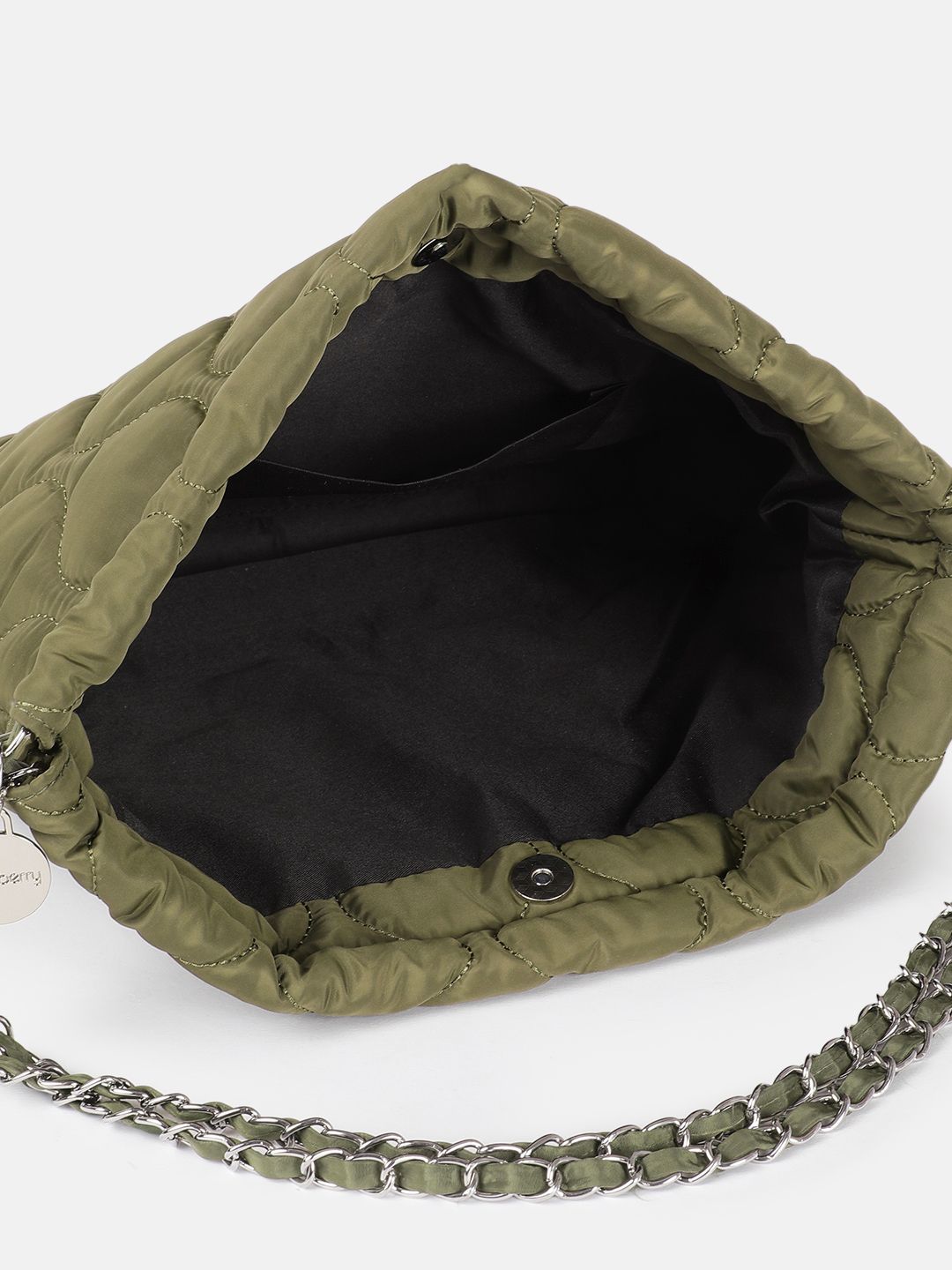 DressBerry Structured Quilted Shoulder Bag with Pouch
