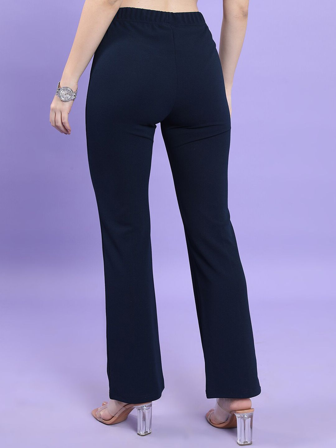 CHIC BY TOKYO TALKIES Women High-Rise Pleated Trousers