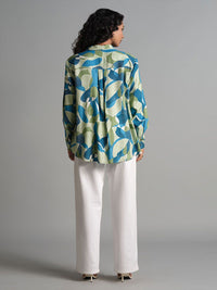 AND Print Blouson Top