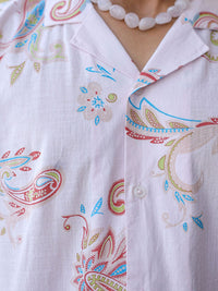 The Indian Garage Co Men Relaxed Fit Indie FLoral Printed Resortwear Shirt