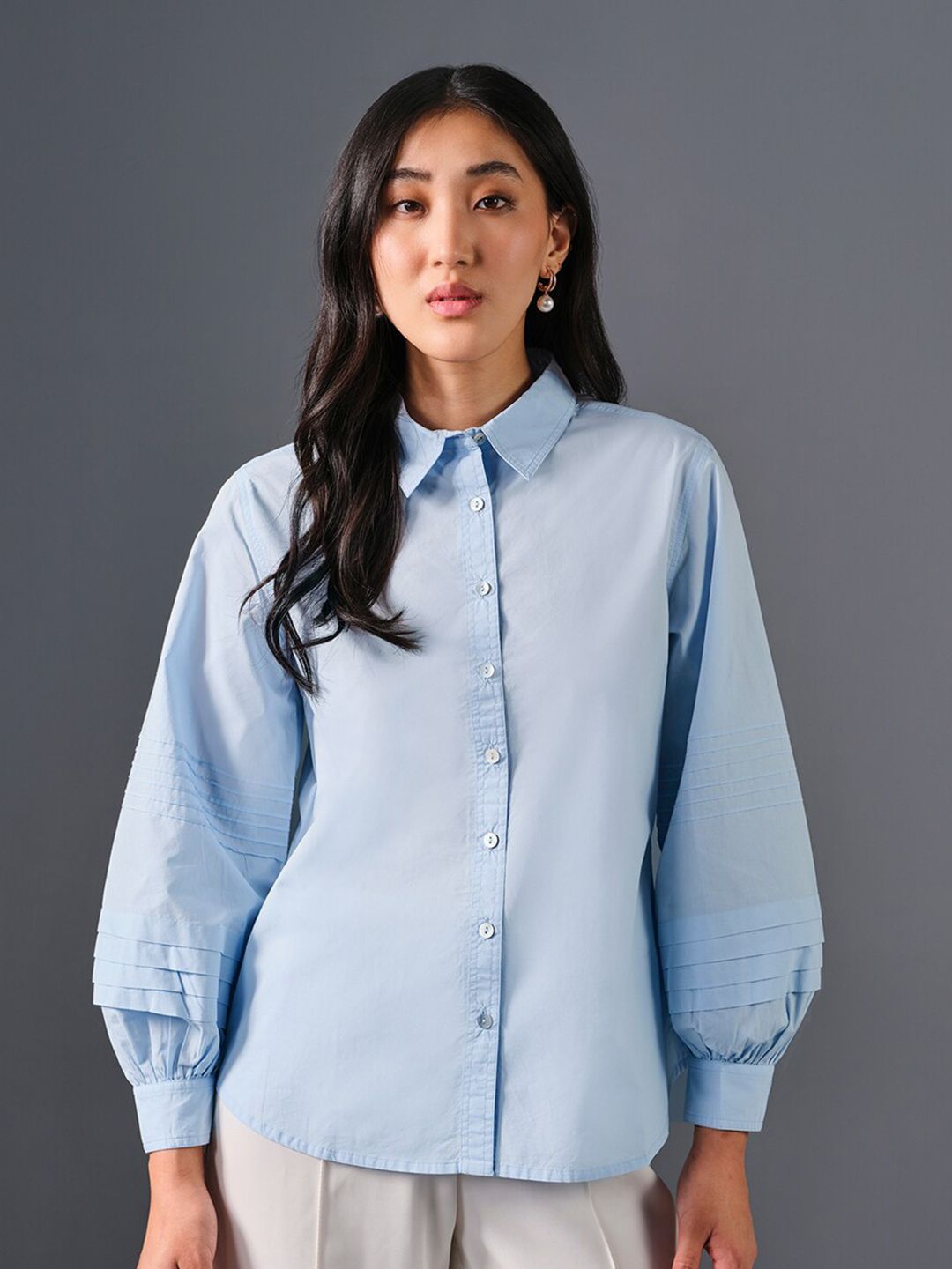 AND Cotton Shirt Style Top