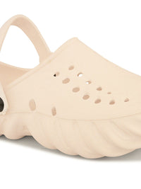 HRX by Hrithik Roshan Men Cream Coloured Self Design Clogs