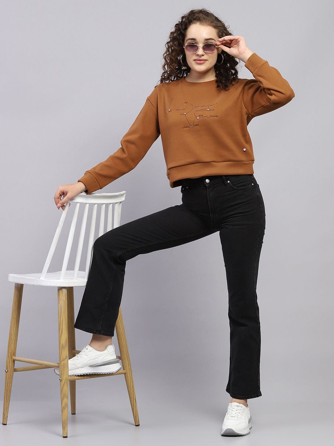 Monte Carlo Women Embroidered Sweatshirt