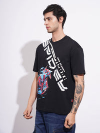 Being Human Spider-Man Graphic Printed Pure Cotton T-shirt