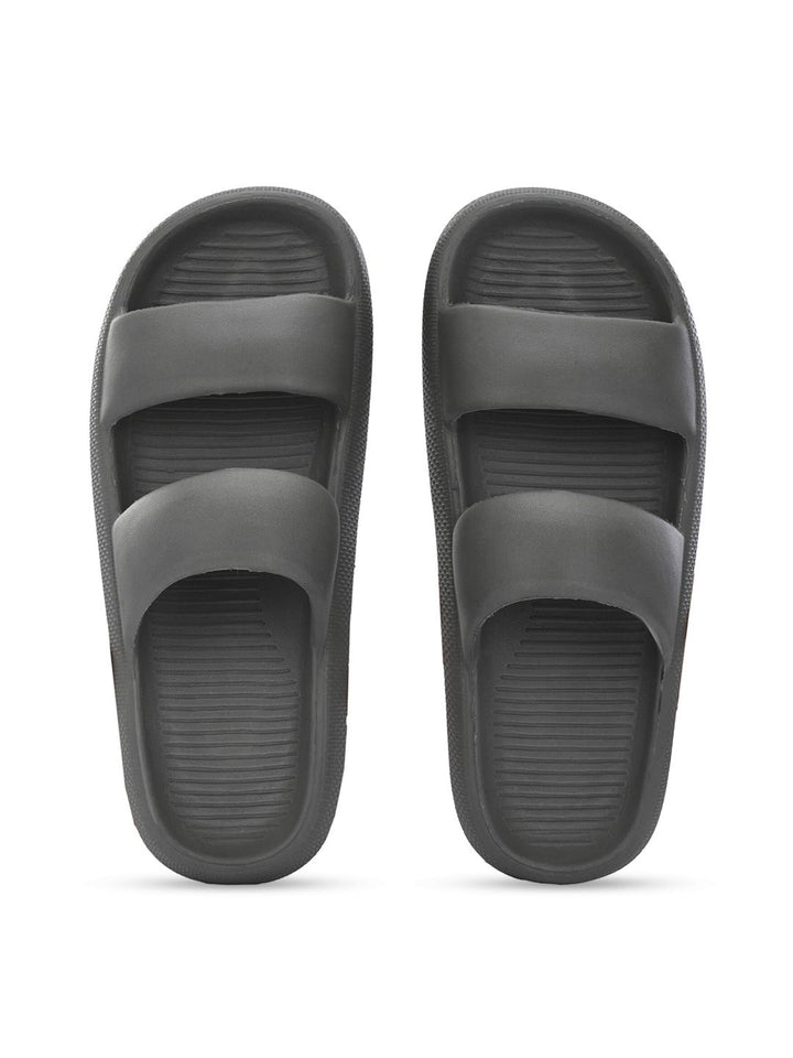 HRX by Hrithik Roshan Men Olive Green Rubber Sliders