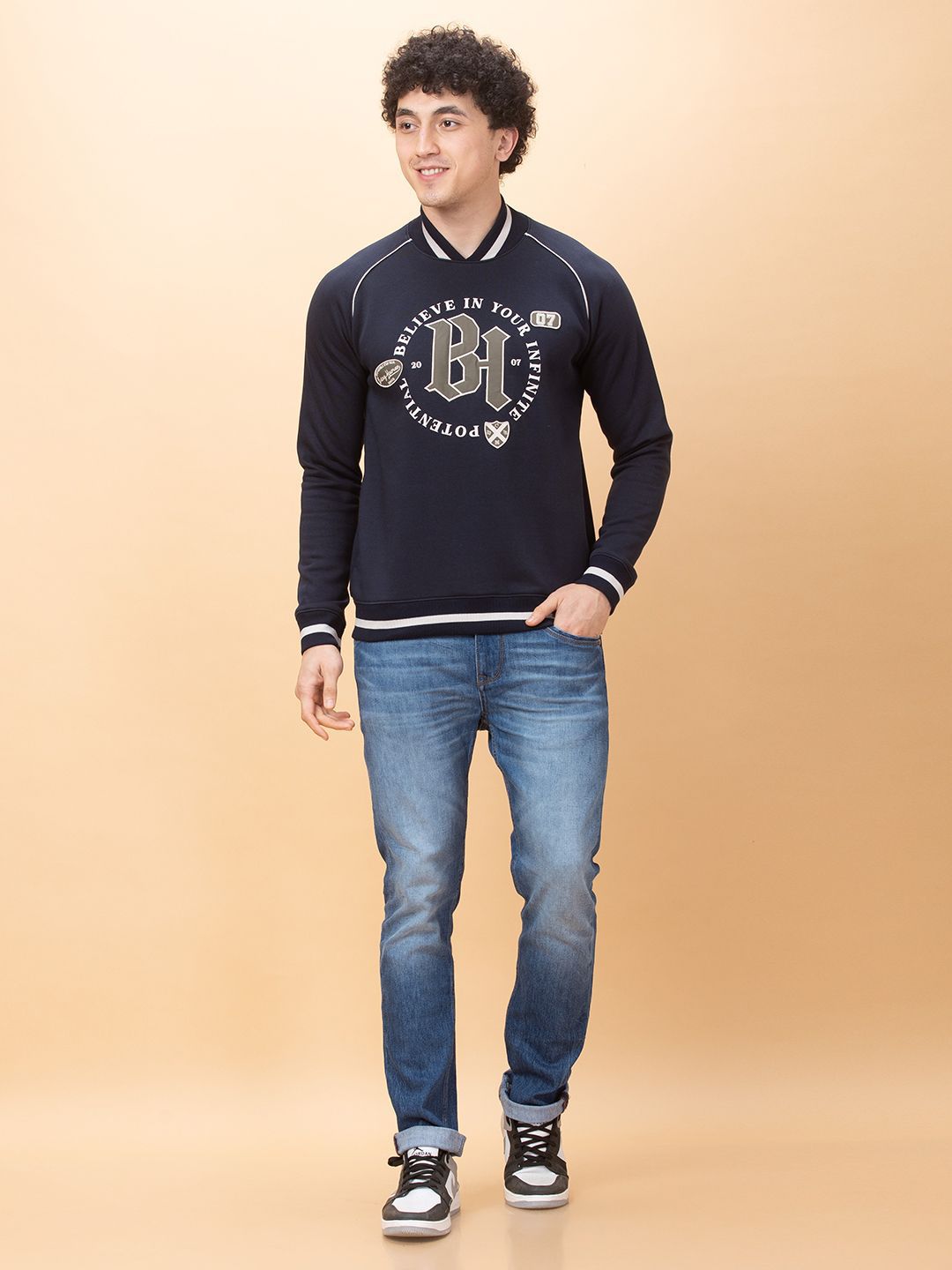 Being Human Men Printed Sweatshirt