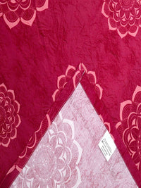 BOMBAY DYEING Celebrating India Pink Printed Cotton 300 TC King Bedsheet & 4 Pillow Cover