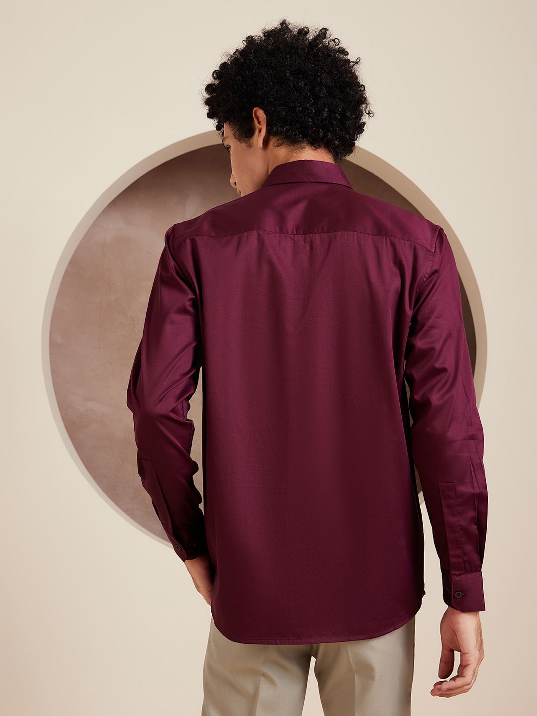 DENNISON Smart Colorblocked Cotton Casual Shirt