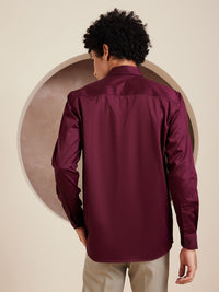 DENNISON Smart Colorblocked Cotton Casual Shirt