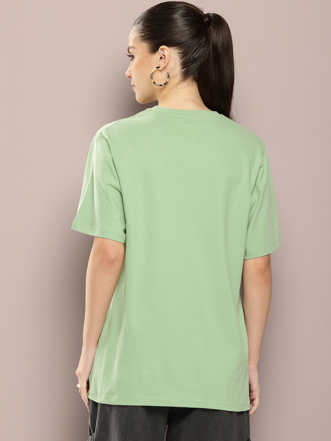 DILLINGER Women Graphic Printed Oversized T-shirt
