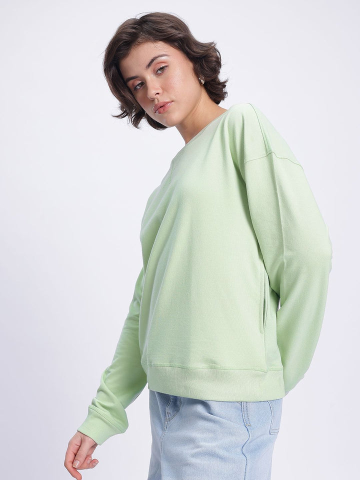 DressBerry Printed Relaxed Fit Sweatshirt